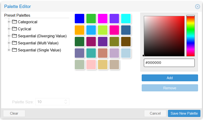 Color Palette Editor
